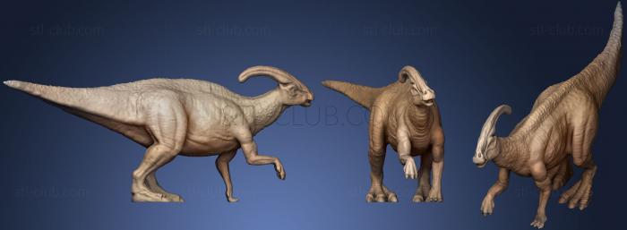 3D model Parasaurolophus (STL)